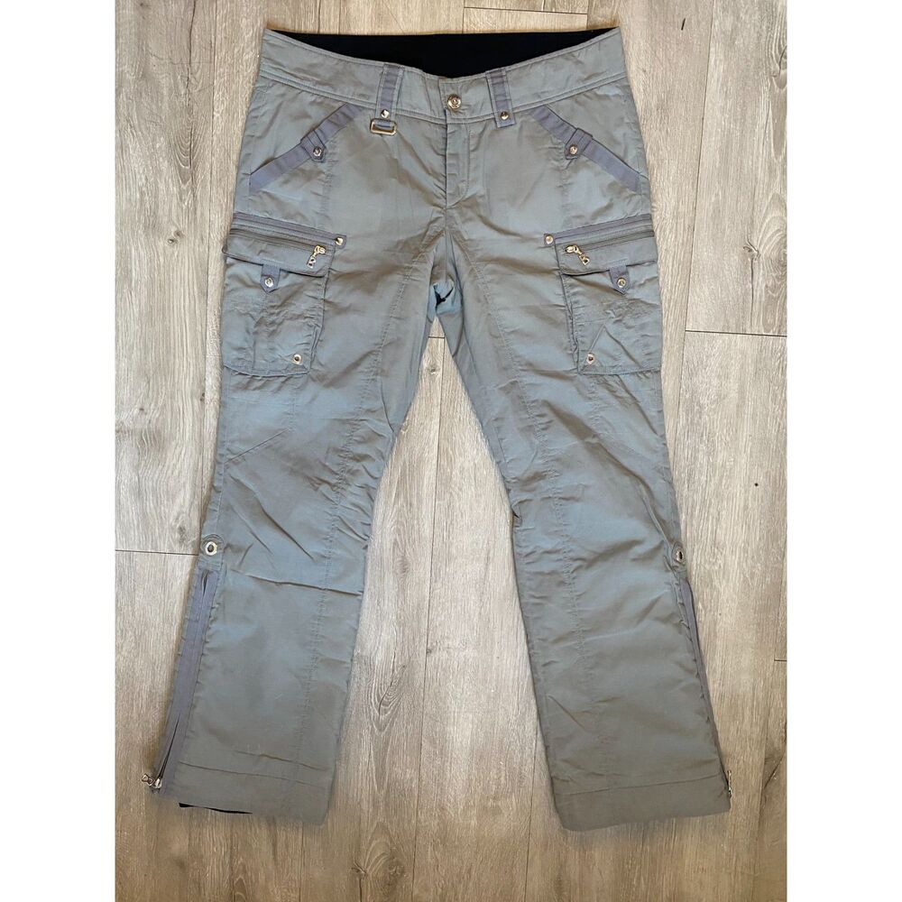 Vintage Bogner Women's US 10 EU 40 Cargo Technical Ski Snowboard Pants Insulated